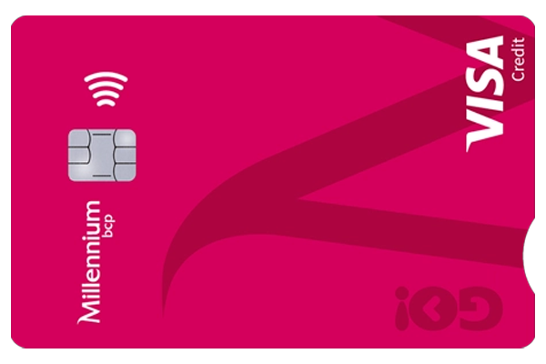 Imagem do cartão Millennium Go!