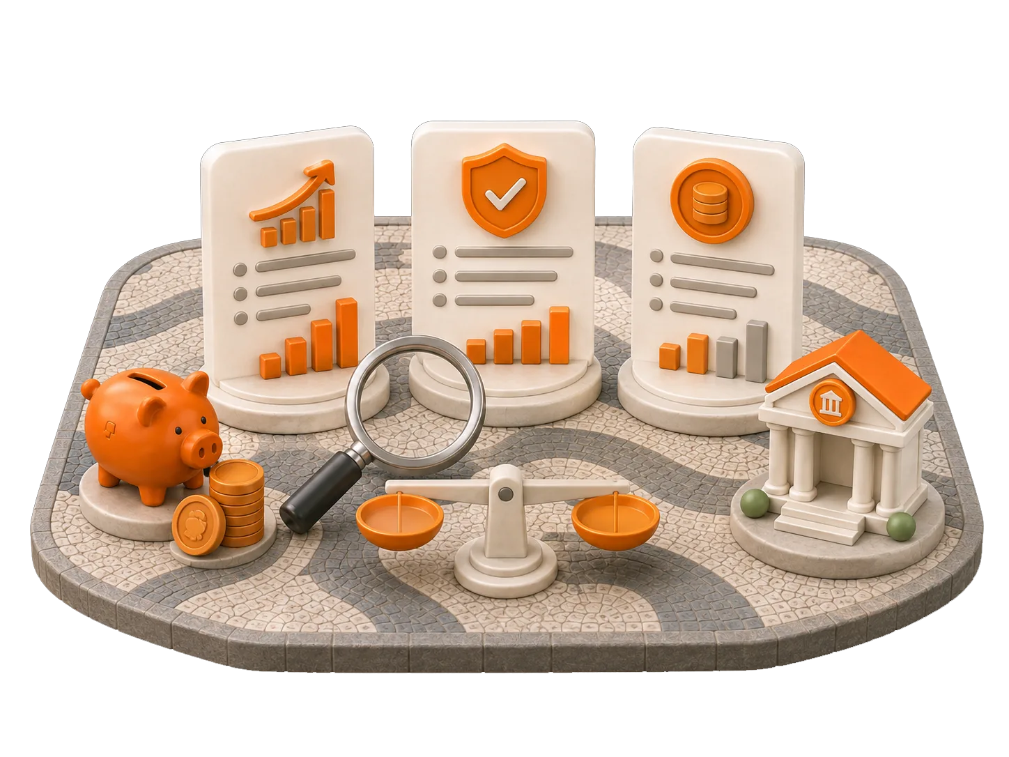 Comparação de vários PPR lado a lado com rentabilidade, risco e custos